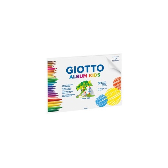 Album Little Kids 2+ - A3 - 90gr - 30 fogli - Giotto