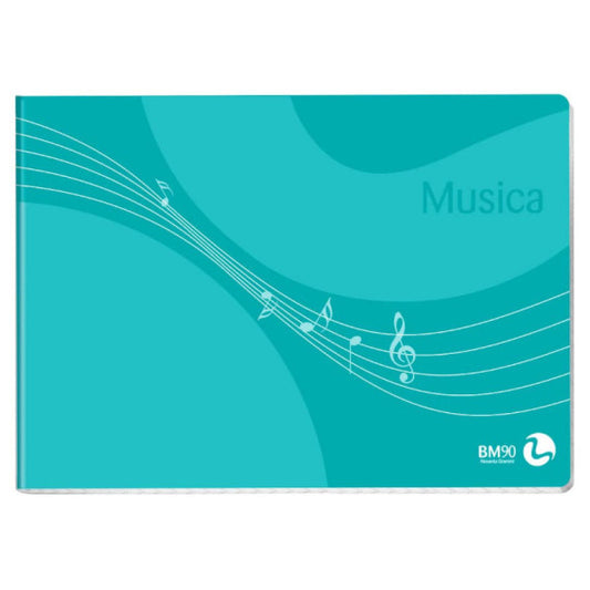 Album musica pentagrammato BM formato 17x24 - 32 fogli 100230