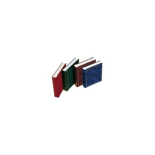 Album portafoto in vinile - blu - 30 x 33cm - 50fg - fogli in cartoncino con velina - Lebez