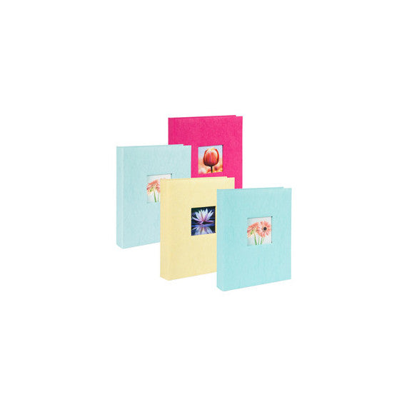 Album portafoto personalizzabile - assortiti - 24 x 31cm - 30fg - fogli in cartoncino con velina - Lebez