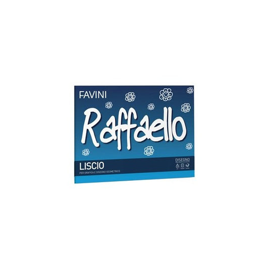 Album Raffaello - 24x33cm - 100gr - 20 fogli - liscio - Favini