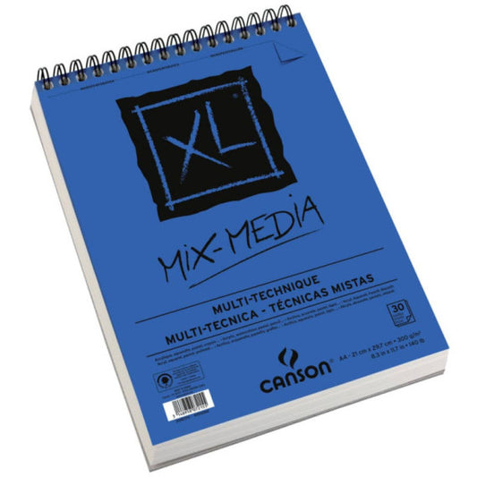 Album spiralato Canson Mix Media XL bianco 300 g/m² 30 fogli A4 C200807215