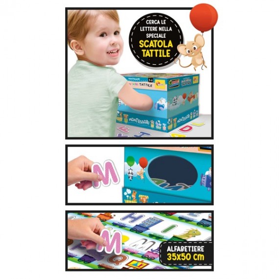 Alfabetiere tattile Montessori Plus - Lisciani