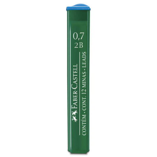 Astucci 12 mine 2B Faber-Castell Super Polymer 0,7 mm - scatola 12 astucci 521702