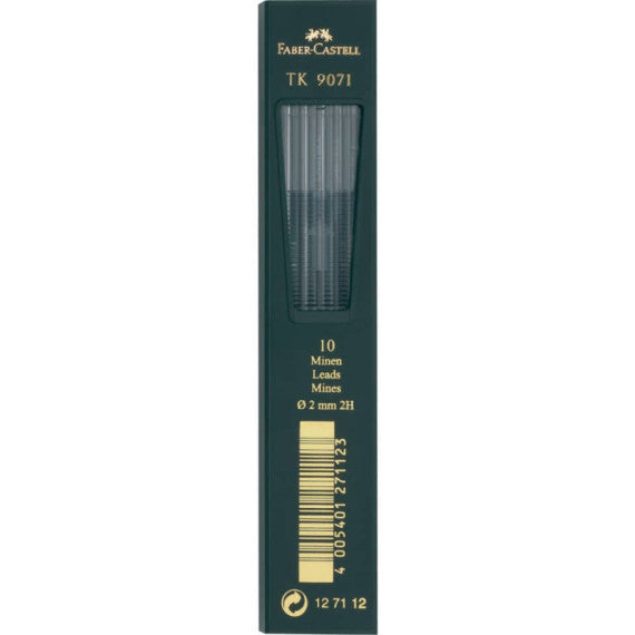 Astuccio 10 mine 2H Faber-Castell Super Polymer 2 mm 127112
