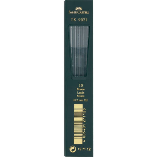 Astuccio 10 mine 2H Faber-Castell Super Polymer 2 mm 127112