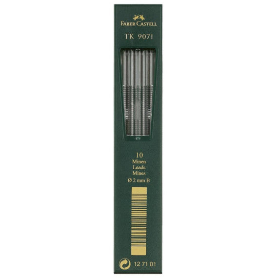 Astuccio 10 mine B Faber-Castell Super Polymer 2 mm - 127101