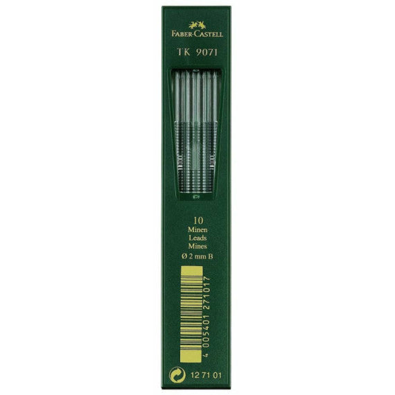 Astuccio 10 mine B Faber-Castell Super Polymer 2 mm - 127101