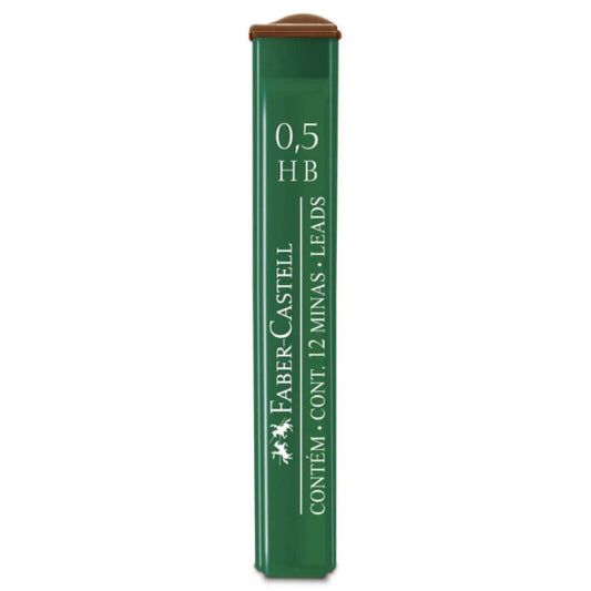 Astuccio 12 mine HB Faber-Castell 0,5 mm 521500