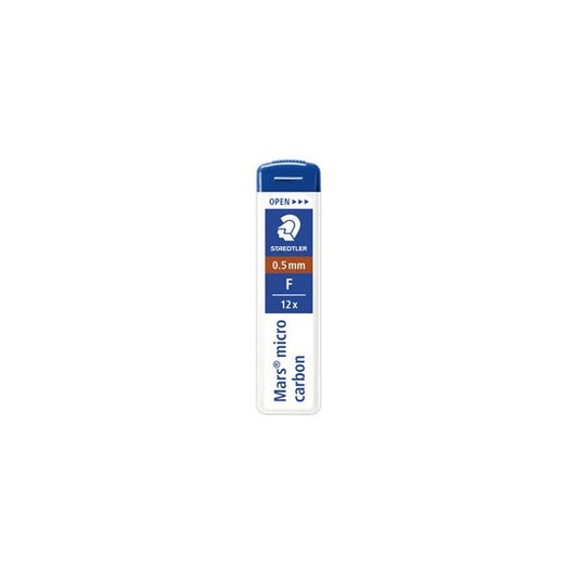 Astuccio 12 Mine Mars Micro - mina 0,5mm - gradazione F - Staedtler - conf. 12 astucci