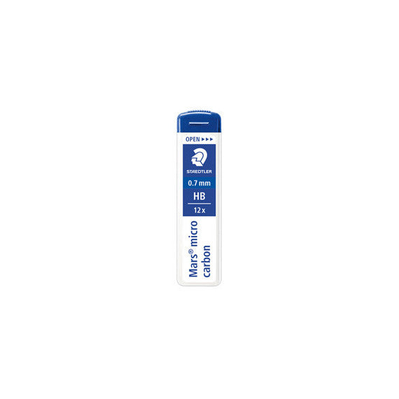 Astuccio 12 Mine Mars Micro - mina 0,7mm - gradazione HB - Staedtler - conf. 12 astucci