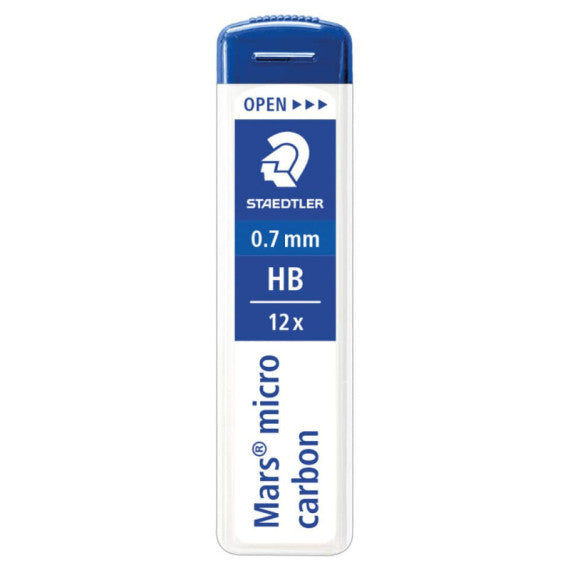 Astuccio 12 mine sottili HB Staedtler Mars Micro Carbon 250 0,7 mm - 250 07-HB