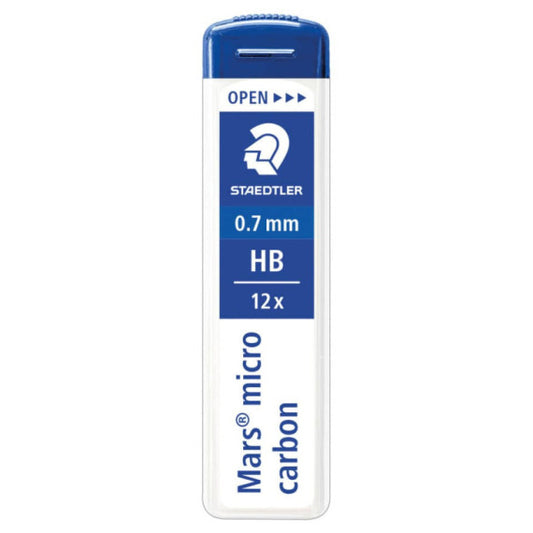 Astuccio 12 mine sottili HB Staedtler Mars Micro Carbon 250 0,7 mm - 250 07-HB