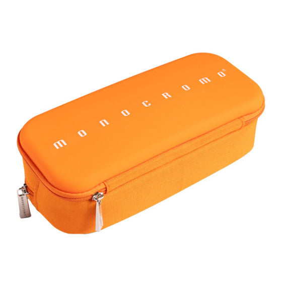 Astuccio 2 zip Monocromo -  21 x 5 x 9 cm - silicone/poliestere - colori assortiti - Pigna