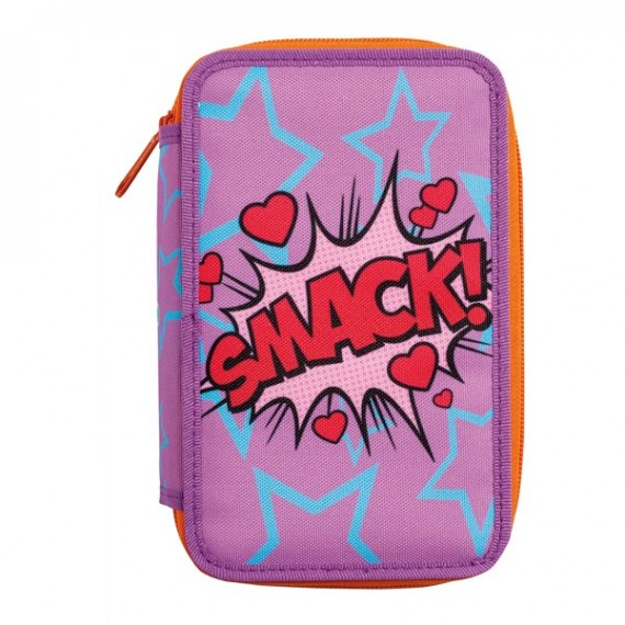 Astuccio 3 zip - 13 x 20 x 7,5 cm - colori e fantasie assortiti - Carioca