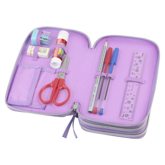 Astuccio 3 zip Unicorn Edition - Faber Castell
