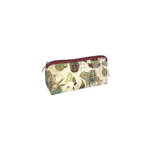 Astuccio c/zip Alice - 19,5 x 8 x 6 cm - carta lavabile 100 gr - Kartos