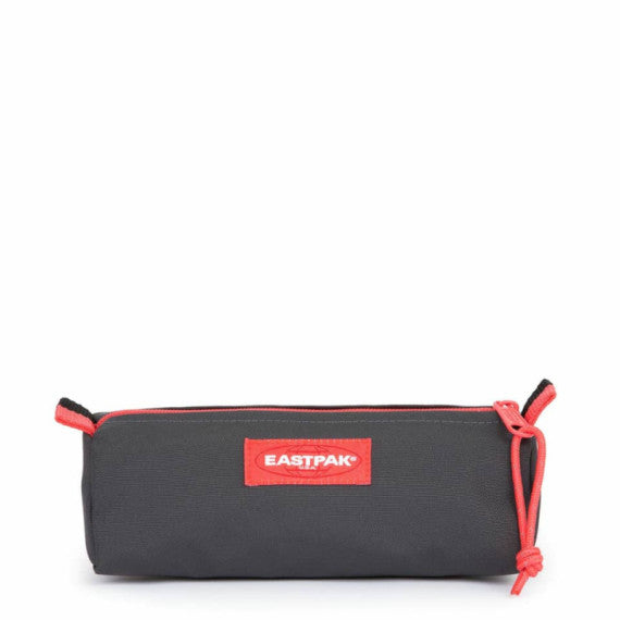 Astuccio Eastpak Benchmark Single 20,5x7.5xH.6 cm nero/rosso EK372 O03