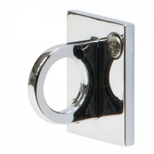 Attacco a muro per colonnina separacoda Securit® Budget 5x3,8x4 cm cromato RS-CLWH-CH