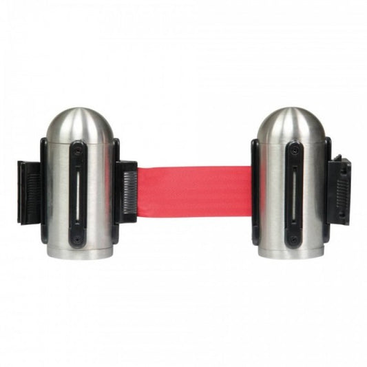 Attacco murale con nasto retrattile 2,1 m rosso Securit® 14,3x7,5x7,5 cm RS-RTWM-RVS-RD