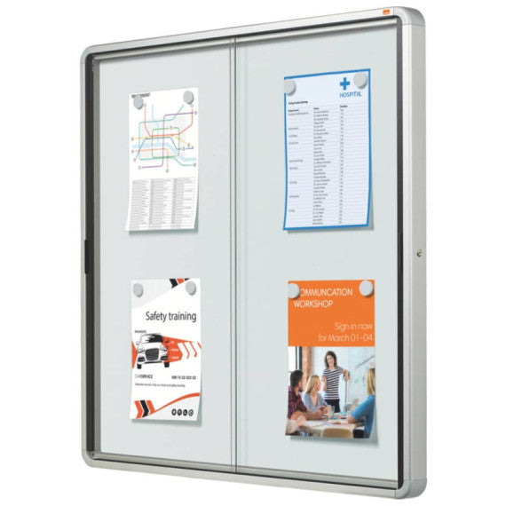 Bacheca magnetica con serratura Nobo Premium Plus 12xA4 1902570