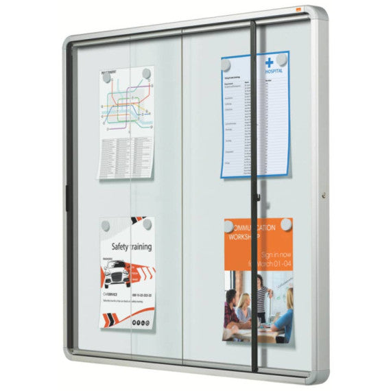 Bacheca magnetica con serratura Nobo Premium Plus 12xA4 1902570