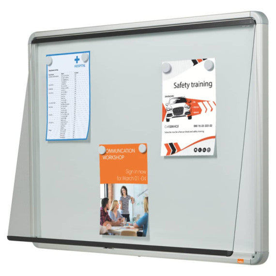 Bacheca magnetica Nobo con serratura Premium Plus 9xA4 1902560