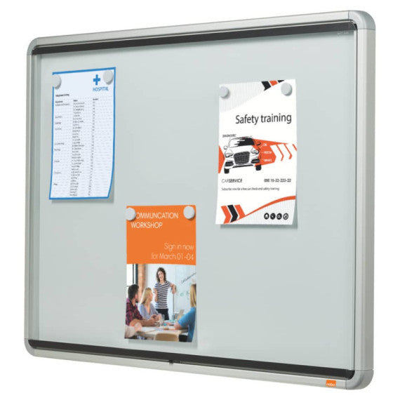Bacheca magnetica Nobo con serratura Premium Plus 9xA4 1902560
