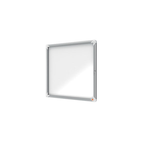 Bacheca per esterni - fondo magnetico bianco - 6 fogli A4 - orizzontale - Nobo