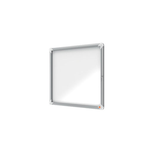 Bacheca per esterni - fondo magnetico bianco - 6 fogli A4 - orizzontale - Nobo