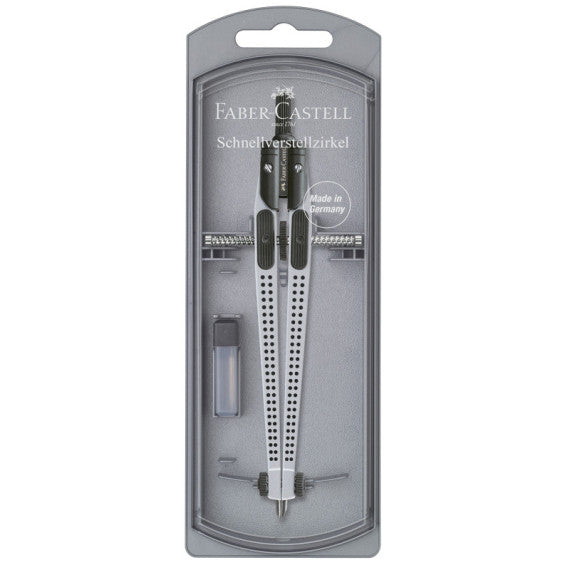 Balaustrone grip - diametro max cerchio 390 mm - silver - Faber-Castell