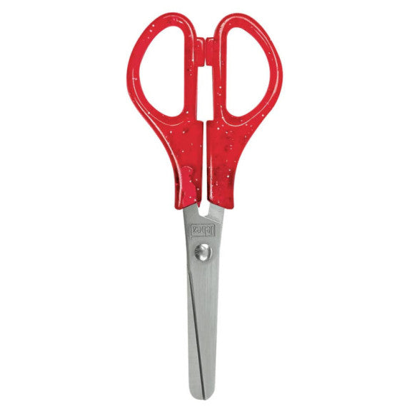 Barattolo di forbici Lebez Snippy Kid 13,5 cm - assortiti glitter - conf. 24 pezzi - 4327