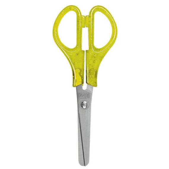 Barattolo di forbici Lebez Snippy Kid 13,5 cm - assortiti glitter - conf. 24 pezzi - 4327