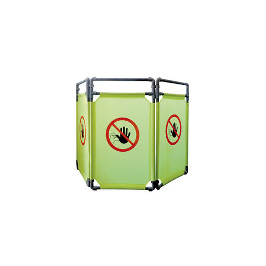 Barriera per interni - NO ENTRY - 3 pannelli - PE - 170 x 100 cm