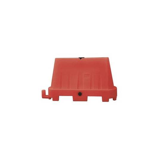 Barriera stradale - tipo New Jersey - 100 x 40 x 70 cm - rosso