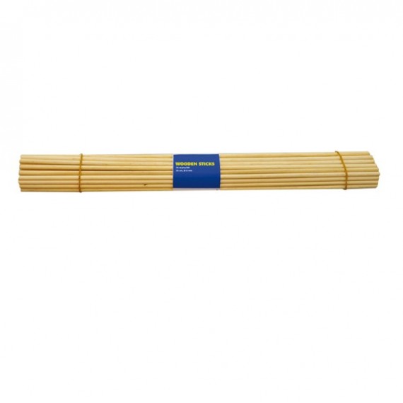 Bastoncini in legno - colore naturale - 40 cm x 4 mm - DECO - conf. 50 pezzi