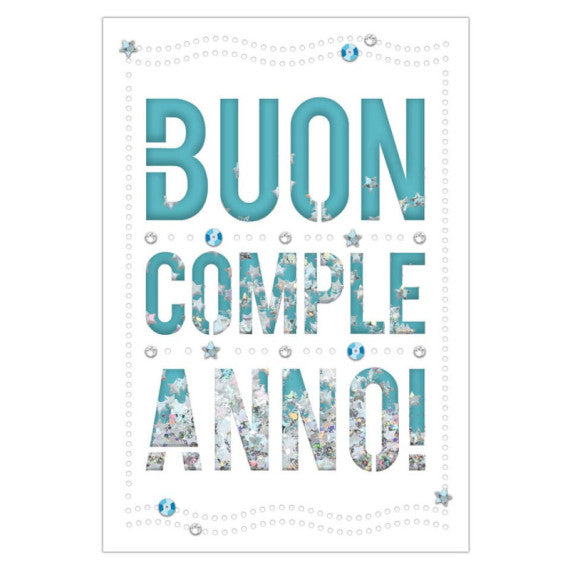 Biglietti augurali Biembi Compleanno 12x18 cm conf. 8 pezzi assortiti - happy days - BXBDKTC09