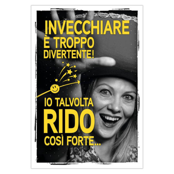 Biglietti augurali Biembi Compleanno 12x18 cm conf. 8 pezzi assortiti - humor BXBDKTC07