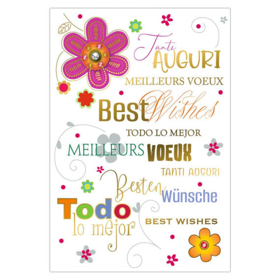 Biglietti augurali Biembi Compleanno 12x18 cm conf. 8 pezzi assortiti - multilingua - BXBDKTC08