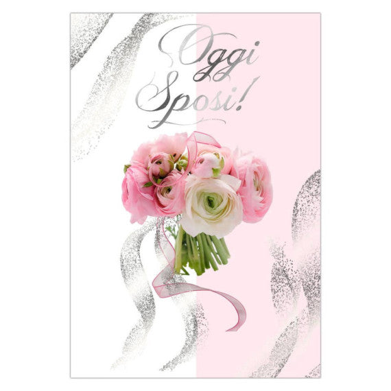 Biglietti augurali con portasoldi Matrimonio Biembi 12x18 cm fustellati oro conf. 6 pezzi assortiti - BXBDKTC05