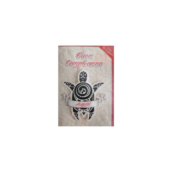 Biglietti compleanno Saemec conf. 12 pz Tattoo SC51432