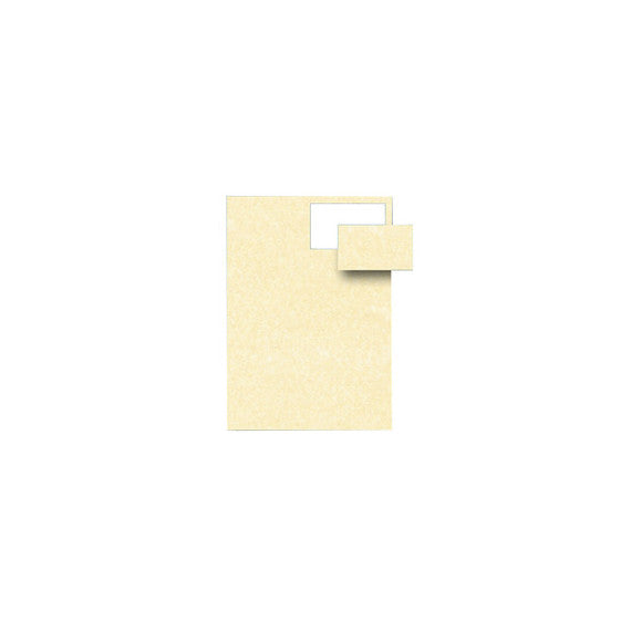 Biglietti da visita - 85 x 54 mm - 165 gr - microperforati - avorio - Decadry - conf. 12 fogli da 10 biglietti