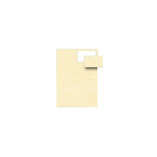 Biglietti da visita - 85 x 54 mm - 165 gr - microperforati - avorio - Decadry - conf. 12 fogli da 10 biglietti