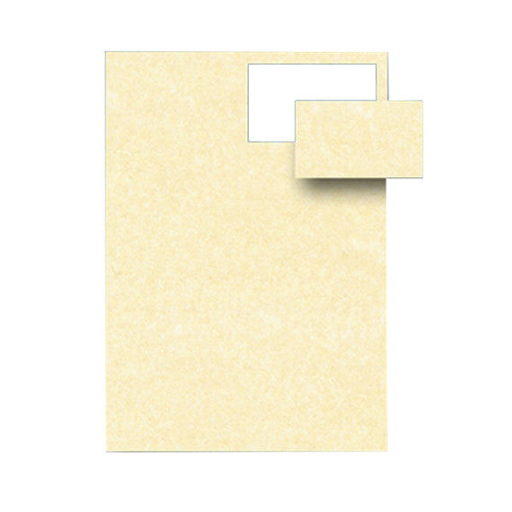 Biglietti da visita - 85 x 54 mm - 165 gr - microperforati - avorio - Decadry - conf. 12 fogli da 10 biglietti