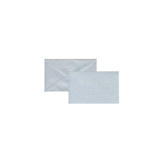 Biglietto natale neutro - con busta - 9 x 14 cm - argento - Sadoch