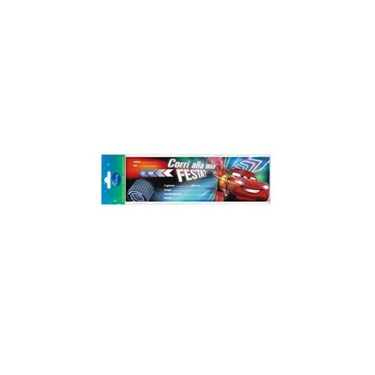 Blocchetto invito alla festa Cars 2 Disney - Rex Sadoch - conf. 10 inviti