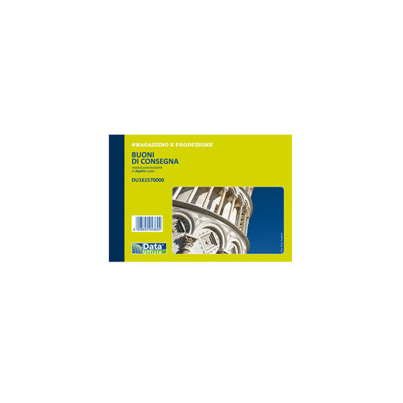 Blocco buoni di consegna - 50/50 copie autoric. - 11,5 x 16,5 cm - DU161570000 - Data Ufficio