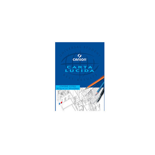 Blocco carta lucida - 297x420mm - 10 fogli - 80gr - uso manuale - Canson