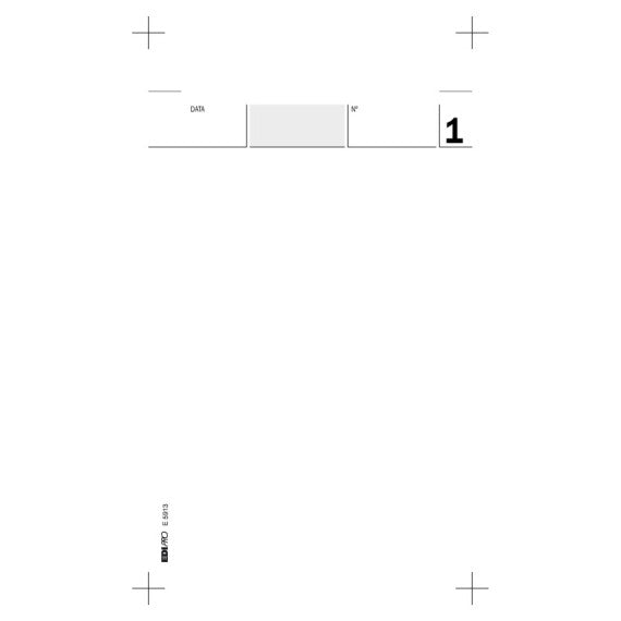 Blocco comande - 25/25 fogli autoricalcanti - 17 x 9,9cm - Edipro