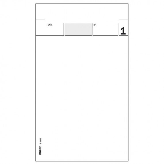 Blocco comande - 25/25/25 fogli autoricalcanti - 17 x 9,9cm - Edipro